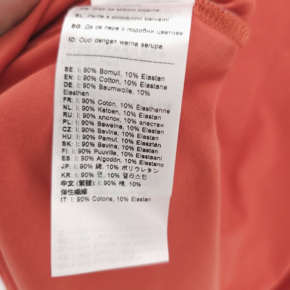NWT FJALLRAVEN high Coast Dress Organic Cotton Blend Rowan Red Orange SMALL - Picture 9 of 11